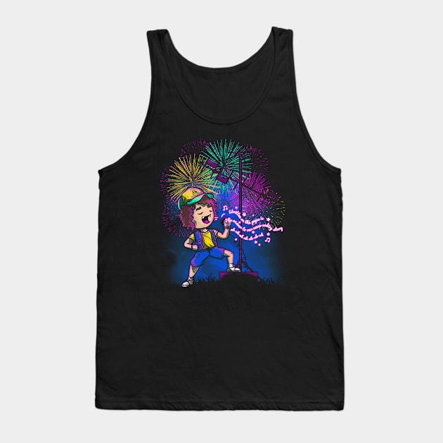 Dusty-Bun Tank Top by Donnie